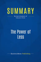 Summary__The_Power_of_Less